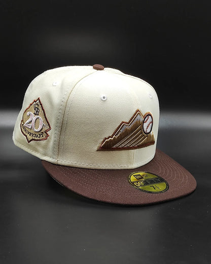 New Era Colorado Rockies 20 TH ANIVERSARIO 59 fifty 2 Tonos