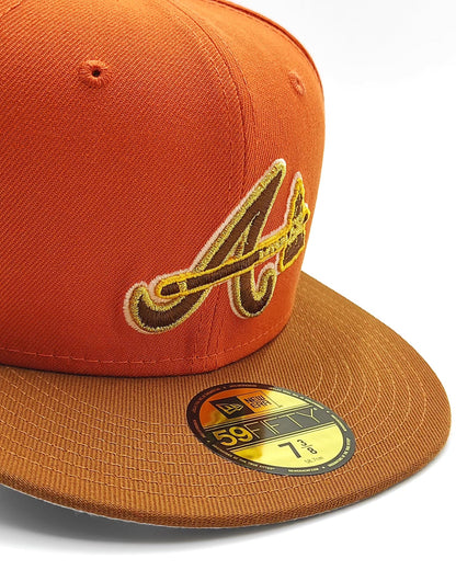 New Era Atlanta braves all star game 2000 golden rust two tone edition 59fifty fitted hat