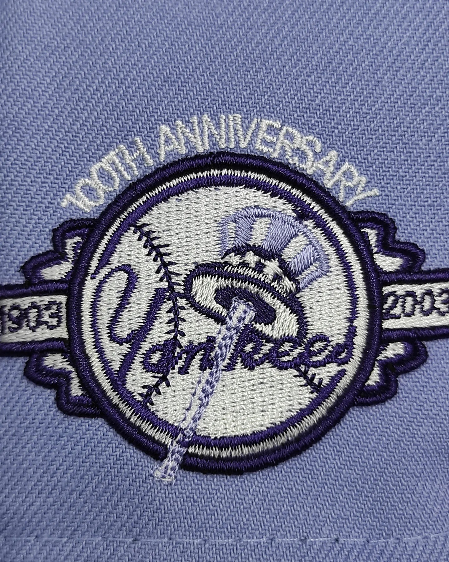 New Era New York Yankees 100th aniversario lavanda 9 FIFTY Snapback