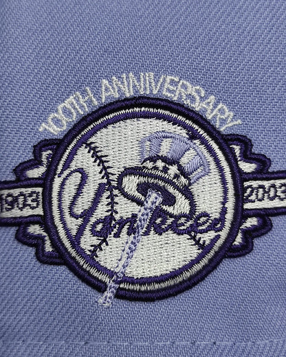 New Era New York Yankees 100th aniversario lavanda 9 FIFTY Snapback