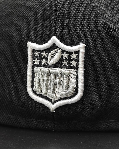 New Era Las Vegas Raiders super bowl xv black edition 59fifty fitted hat