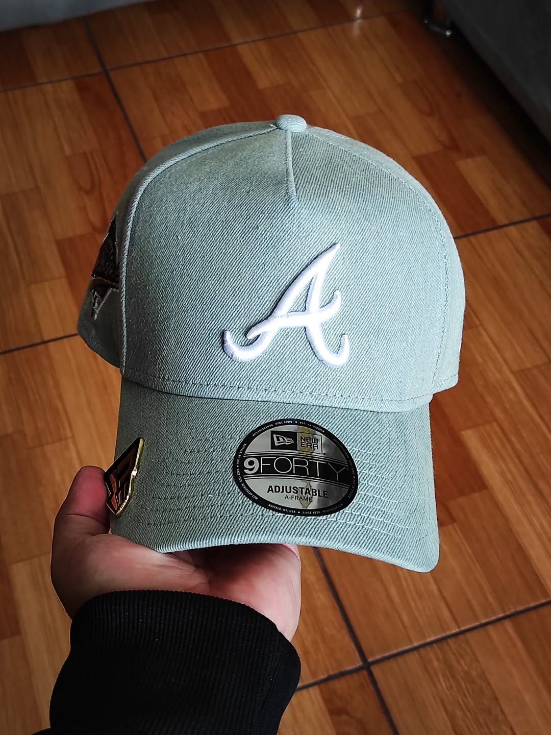 Atlanta braves 'Denim White' 9FORTY A-Frame Snapback