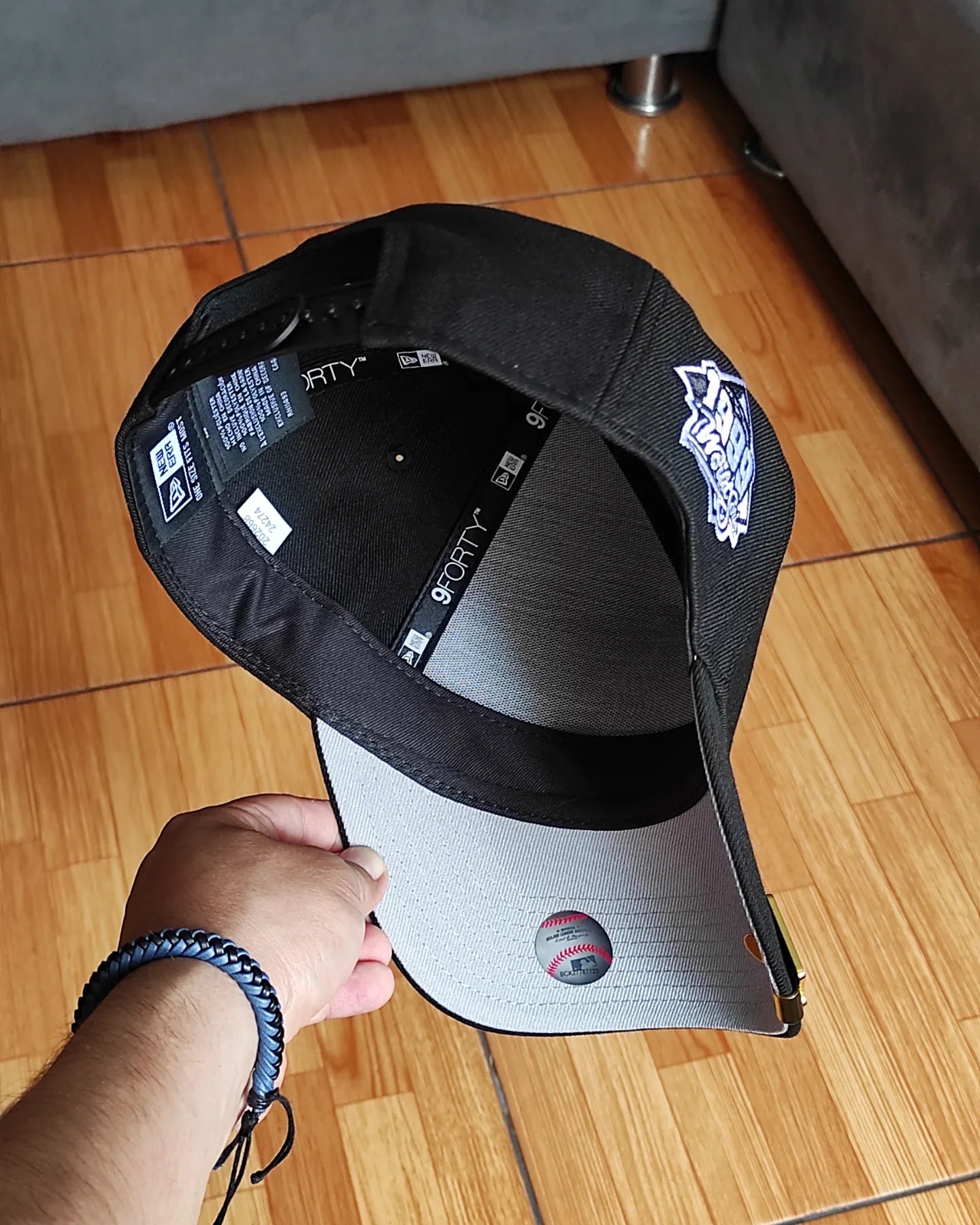 New Era New York Yankees World series 1999 black white 9 FORTY A-FRAME