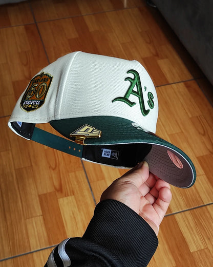 New Era Oakland Athletics 50th aniversario two tone 9FORTY A-FRAME