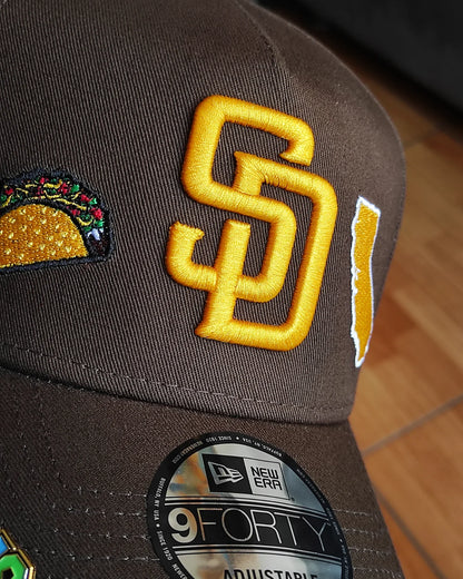 New Era San Diego Padres city transt 🐻🌮 Brown  9 forty A-FRAME