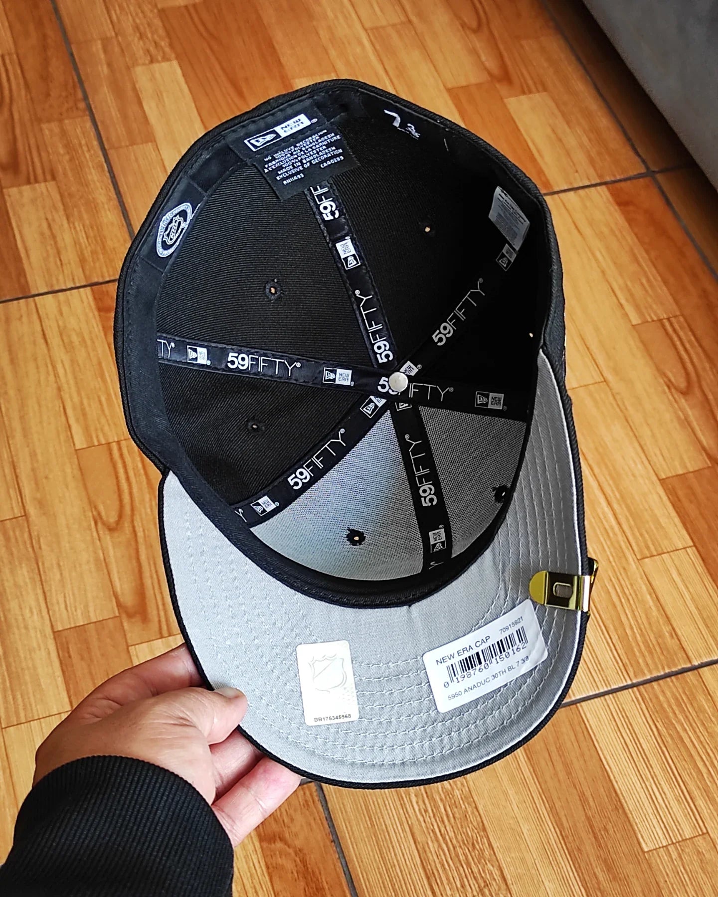 New Era Anaheim Ducks 30th Anniversary Black Prime Edition 59Fifty Fitted Hatp