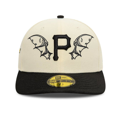 Gorra Pittsburgh Pirates MLB Team Wings 59FIFTY Fitted Beige Claro