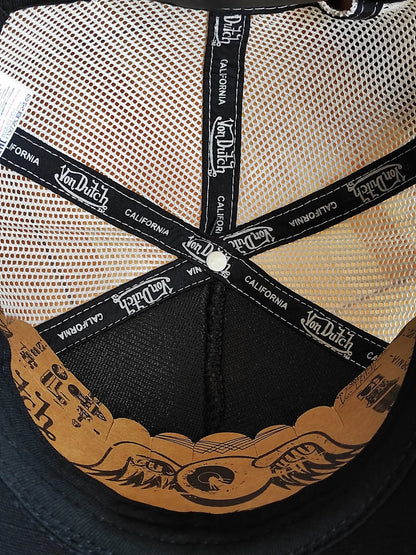 Gorra vondutch black trucker cap