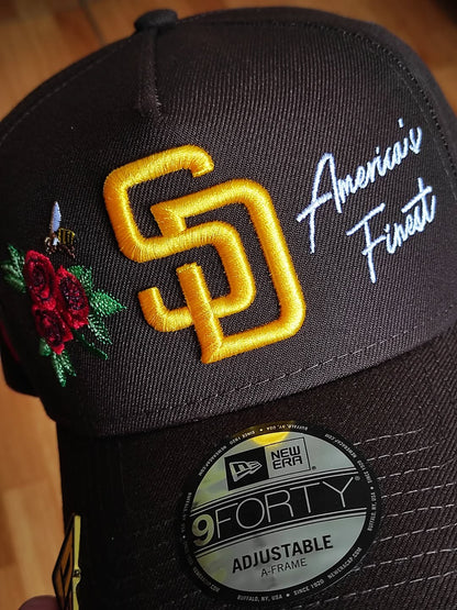 New Era San Diego Padres 'One ♥️' 9FORTY A-Frame Snapback
