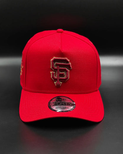 New era San Francisco Gigantes colección año del dragón 9 FORTY AFRAME color rojo🐉🈵