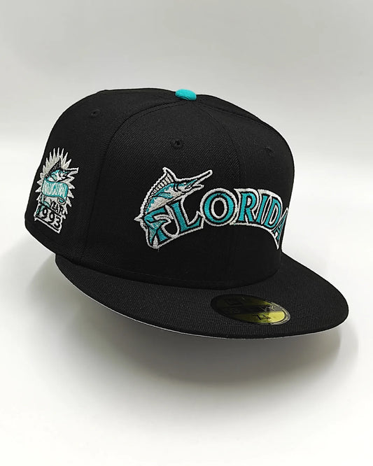 New Era Florida Marlins inaugural year 1993 black prime edition 59fifty fitted hat