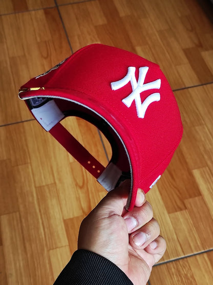 New Era New York Yankees red 9Forty A Frame Snapback Hat