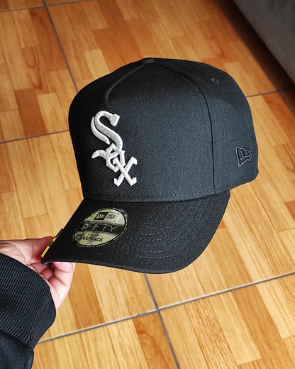 New Era Chicago White Sox  Black  Edition A Frame 9Fifty Snapback