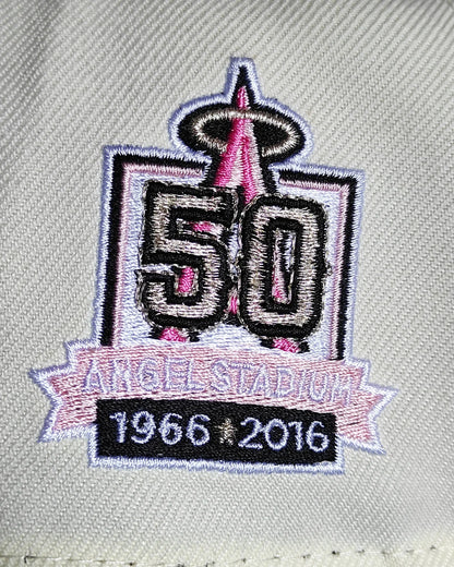 New Era Anaheim Angels 50 TH aniversario Chrome black 9FORTY A-FRAME