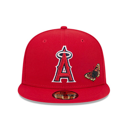 Red Felt Anaheim Angels Gray Bottom New Era 59Fifty Fitted