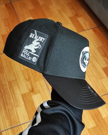 New Era Chicago Cubs viscera satinada black 9 FORTY A-FRAME