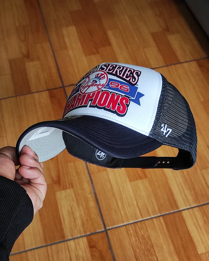 47Brand New York Yankees  world series Navy foam Trucker Snapback