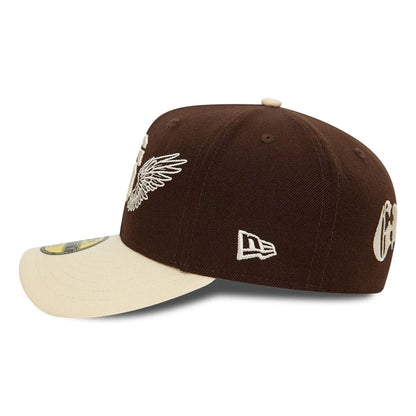 Gorra San Francisco Giants MLB Team Wings 59FIFTY Fitted Marrón Oscuro