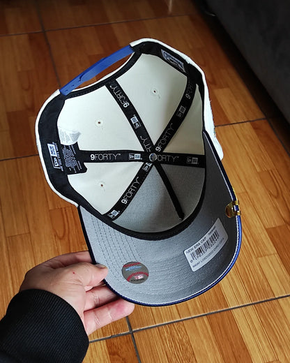 New Era Los Angeles Dodgers Chrome víscera Satinada Two Tone A Frame 9Forty Snapback Hat
