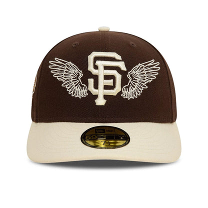 Gorra San Francisco Giants MLB Team Wings 59FIFTY Fitted Marrón Oscuro