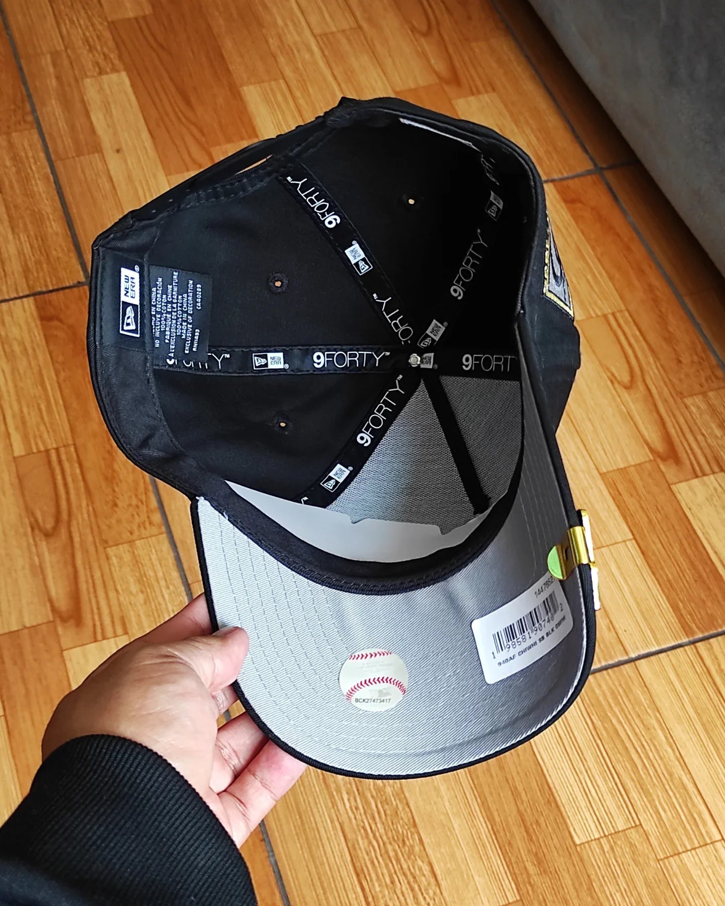 New Era White Sox ✨luxury  black 9FORTY A-FRAME