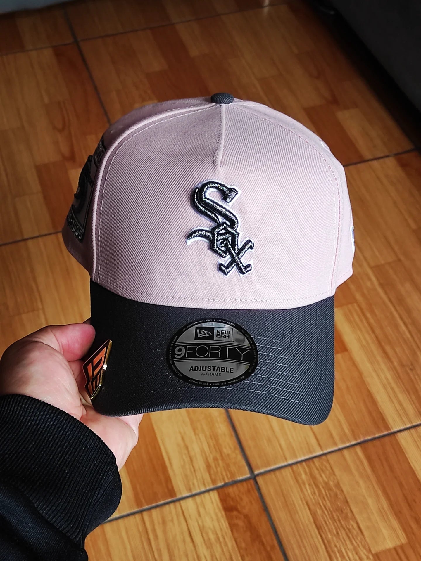Chicago White Sox 95 Years Side Patch New Era A-Frame 9Forty Snapback