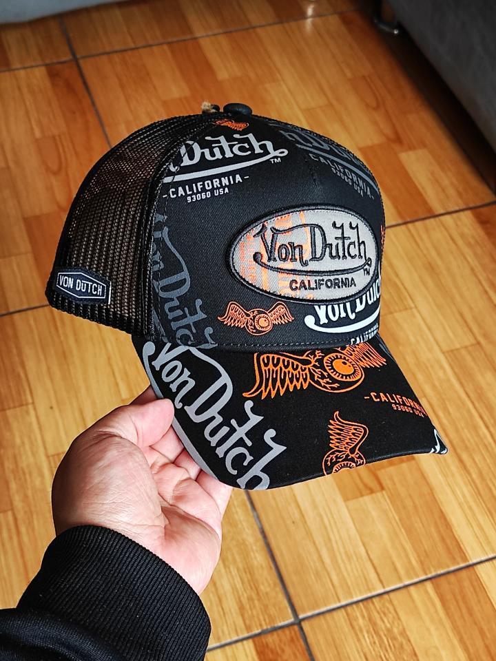 Gorra Von dutch trucker multilogo black edition