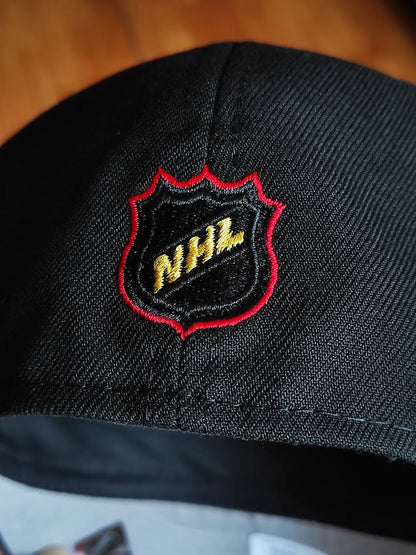 New Era Anaheim Ducks Inaugural Season Black Out Fire Edition 59Fifty Fitted Hat