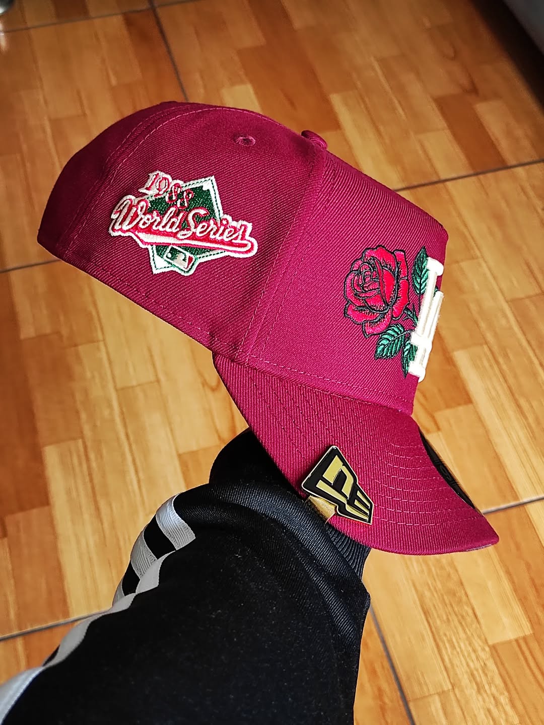 LOS ANGELES DODGERS WORLD SERIES ROSE NEW ERA 9FORTY A-FRAME