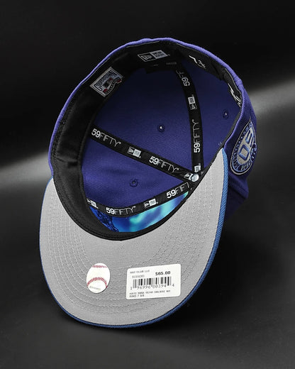 New Era 59fifty Milwaukee Brewers 50th anniversary - purple indigo