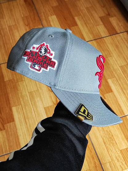 New Era white Sox all Star Game gray red 9Forty A Frame Snapback Hat