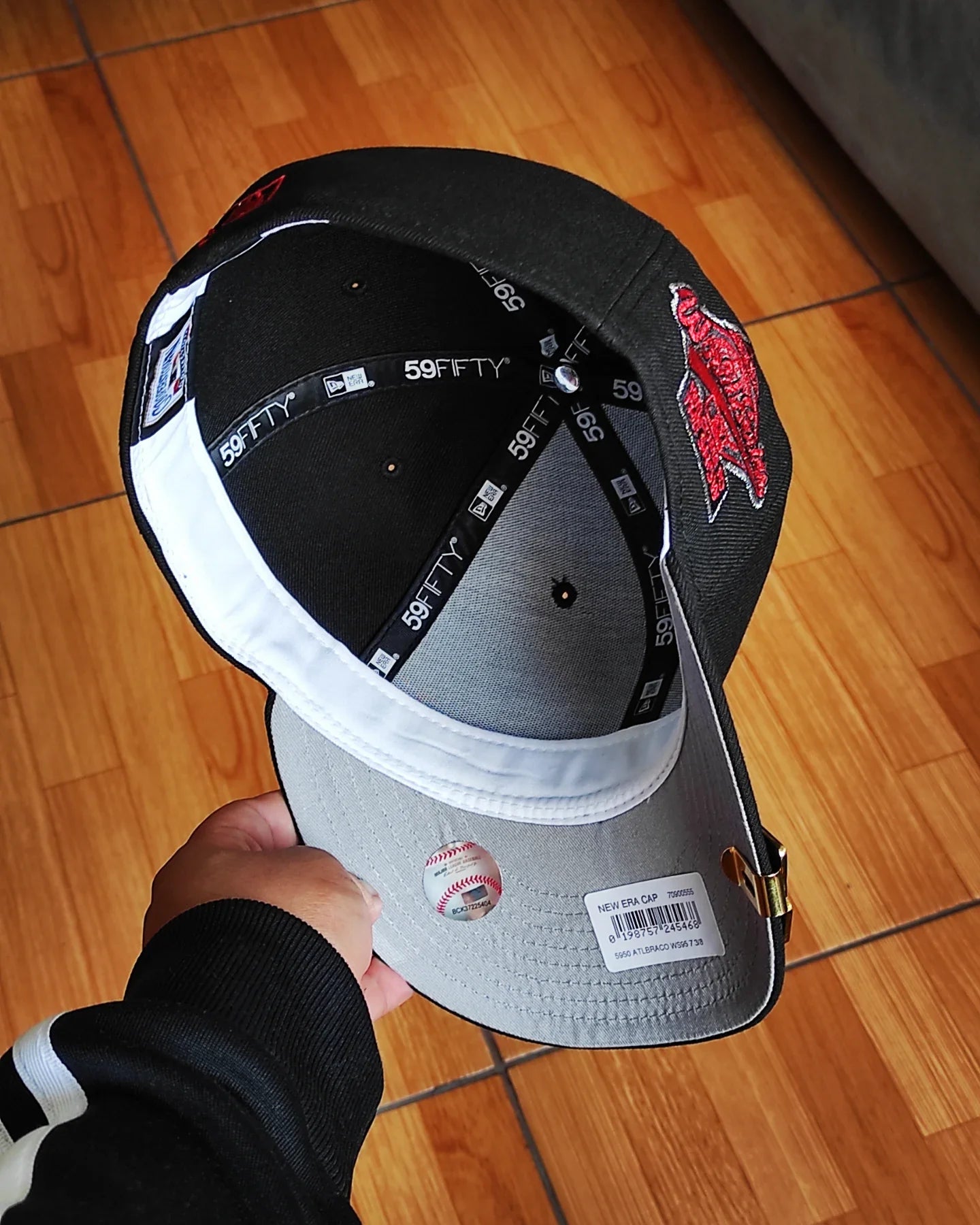 New Era Atlanta Braves World Series 1995 ⚡ Black Edition 59Fifty Fitted Hat