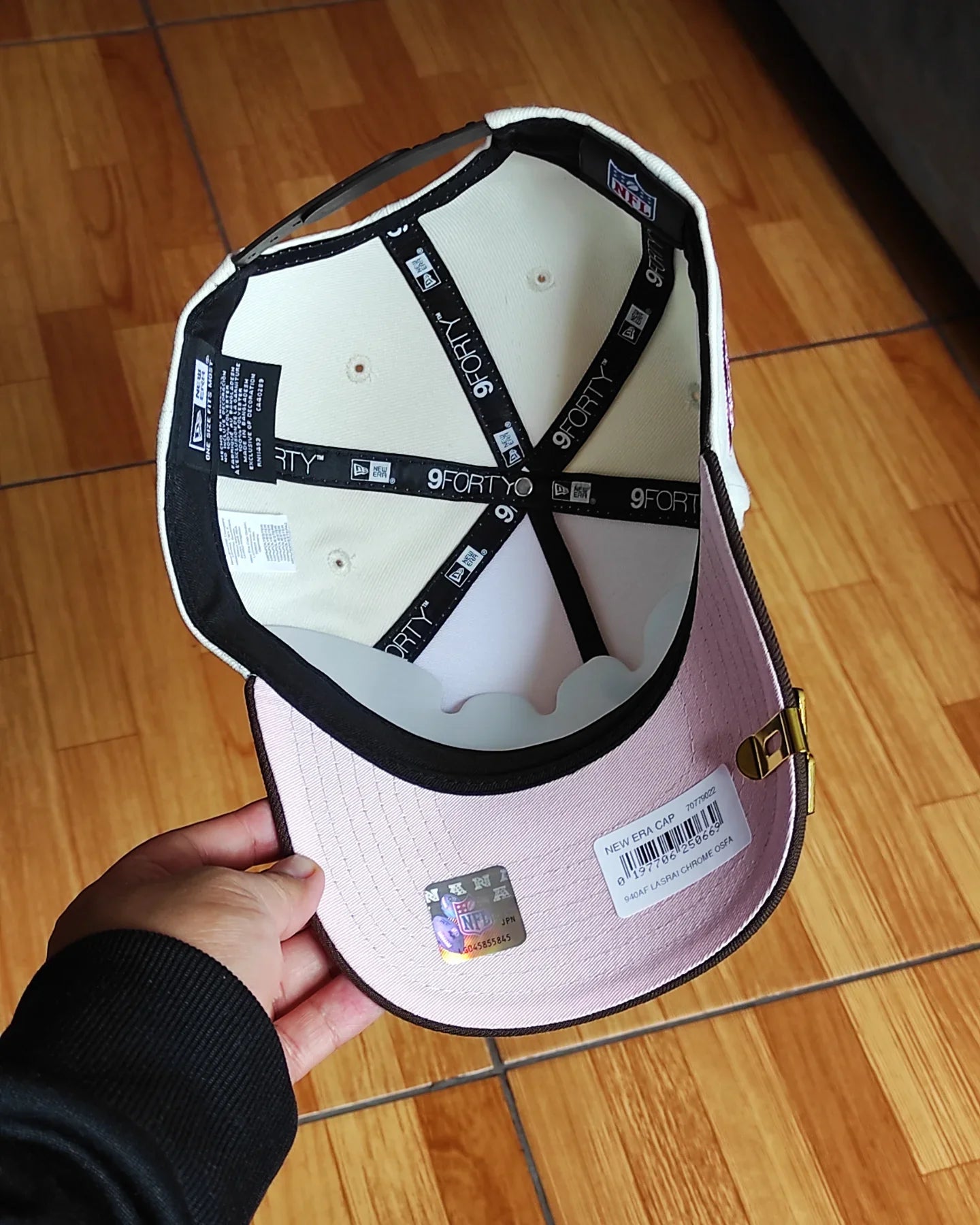New Era las Vegas Raiders two tone Brown pink 9forty A-FRAME