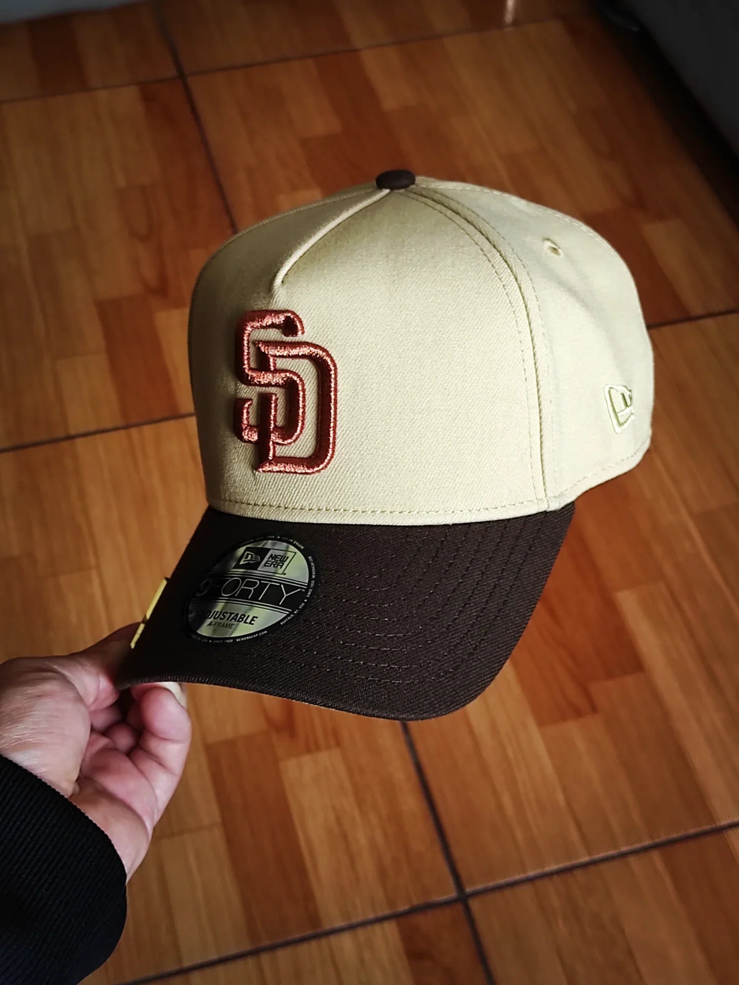New Era San Diego padres two tiene 9FORTY A-FRAME SNAPBACK