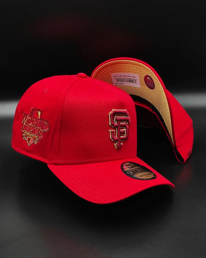 New era San Francisco Gigantes colección año del dragón 9 FORTY AFRAME color rojo🐉🈵