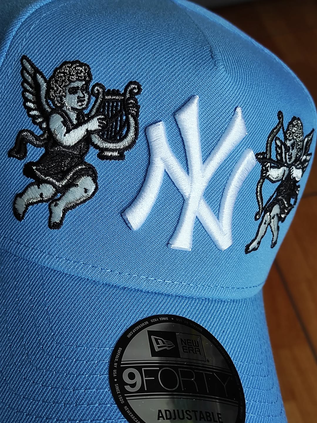 New Era New York Yankees cupid 🏹  sky 9FORTY A-FRAME Snapback
