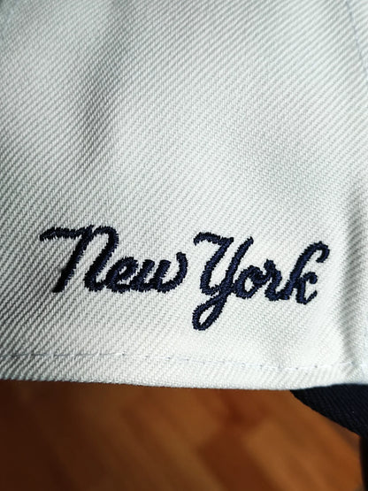 New Era New York Yankees MLB league Chrome Navy 9FIFTY AFRAME Snapback