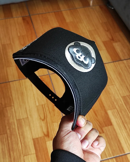 New Era Chicago Cubs viscera satinada black 9 FORTY A-FRAME