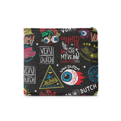Jax Print Bi-fold Wallet for Vondutch