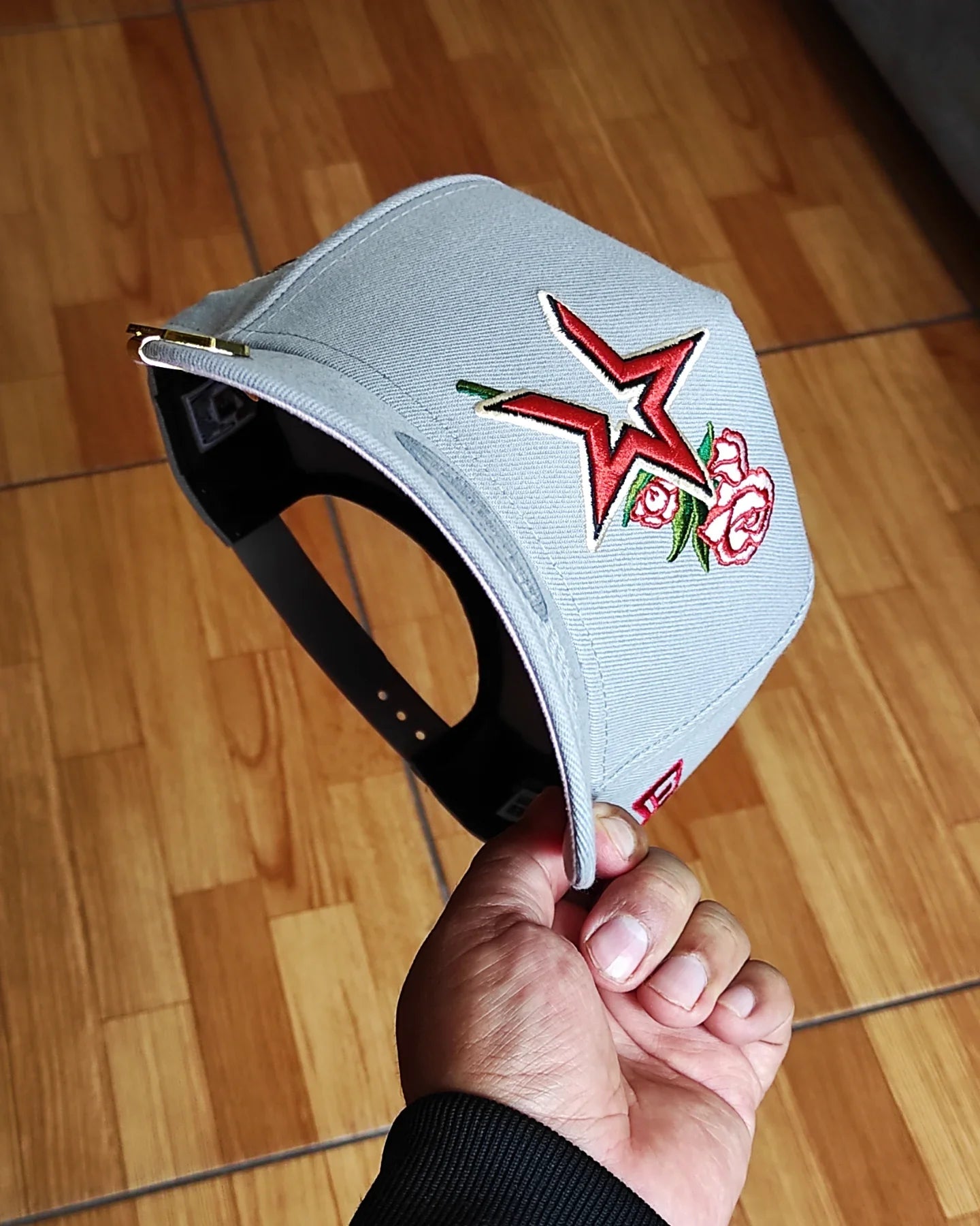 Houston Astros Rose PreCurvada 45th Anniversary New Era 9Fifty A-Frame Snapback