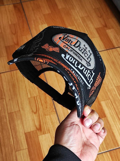 Gorra Von dutch trucker multilogo black edition
