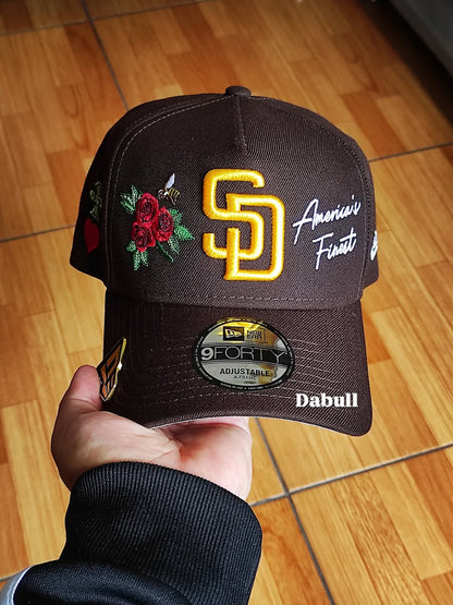 New Era San Diego Padres 'One ♥️' 9FORTY A-Frame Snapback