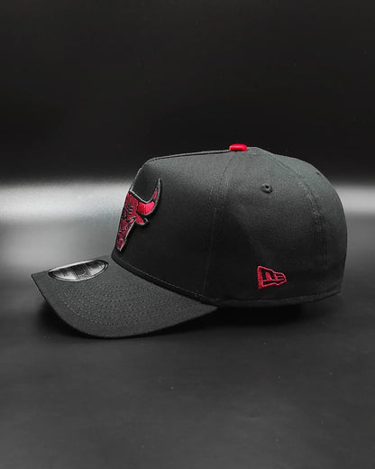 New Era Chicago bulls 'Negro & Scarlet' 9FORTY A-Frame Snapback