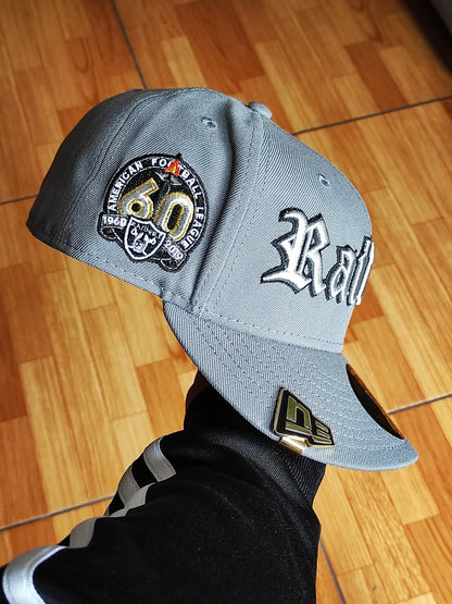 New era las Vegas Raiders 60th aniversario gray 59fifty