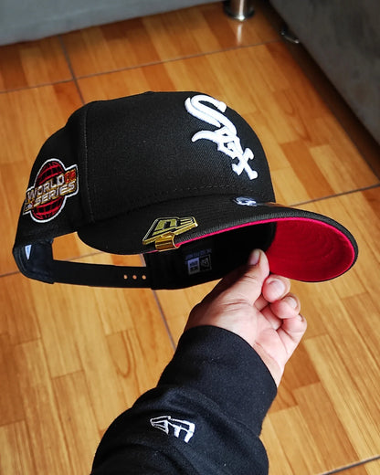 New Era Chicago White Sox world series black red 9 FIFTY Snapback