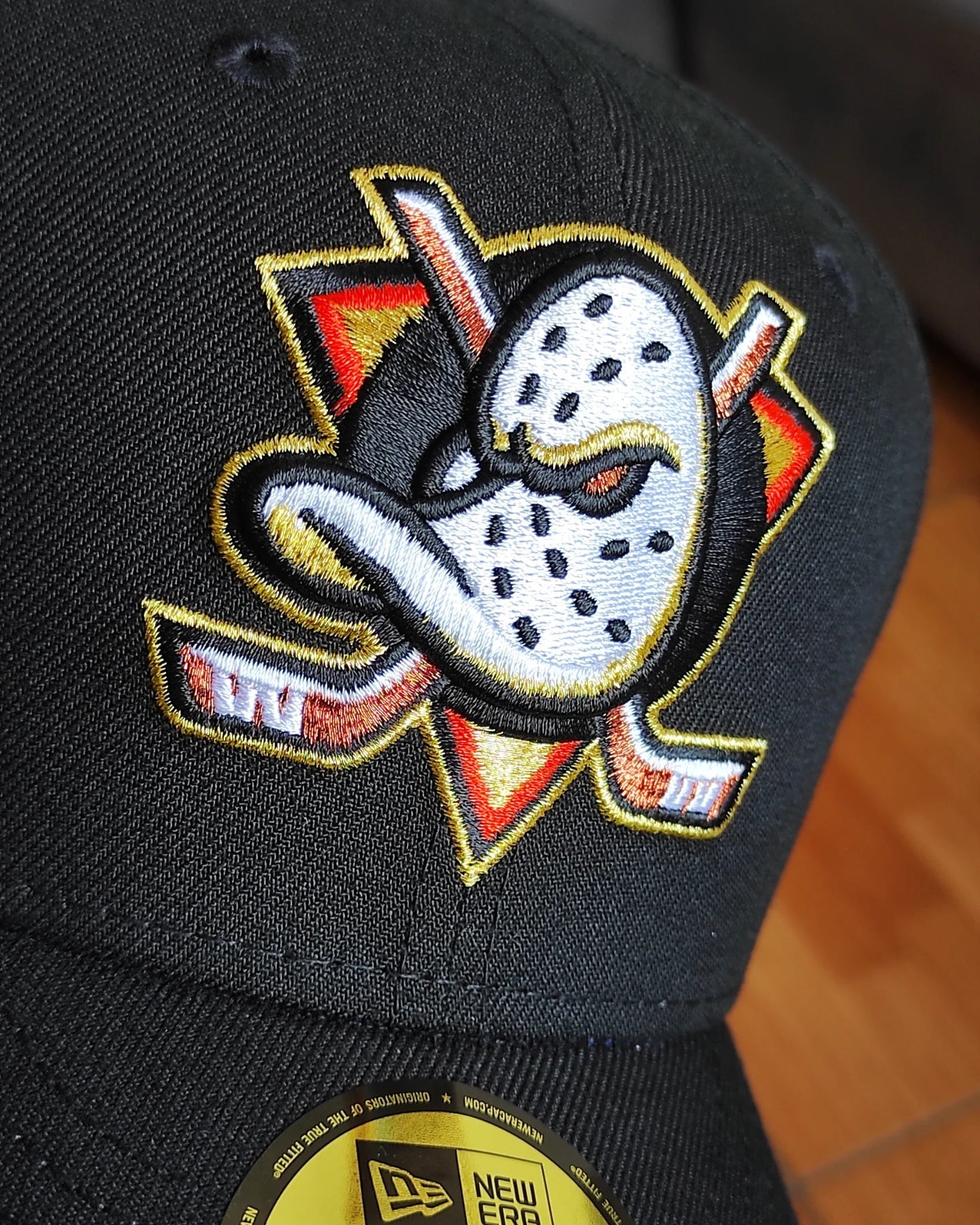 New Era Anaheim Ducks 30th Anniversary BLACK Edition 59Fifty Fitted