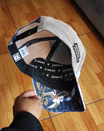 CAPSLAB LOONEY TUNES TRUCKER SNAPBACK HAT