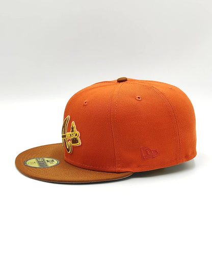 New Era Atlanta braves all star game 2000 golden rust two tone edition 59fifty fitted hat