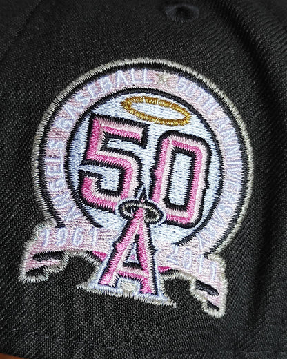 New Era Anaheim Angels 50th aniversario black/pin 9FORTY A-FRAME