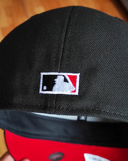 New Era New York Yankees Subway Series 2009 Black and Red Edition 59Fifty Fitted Hat